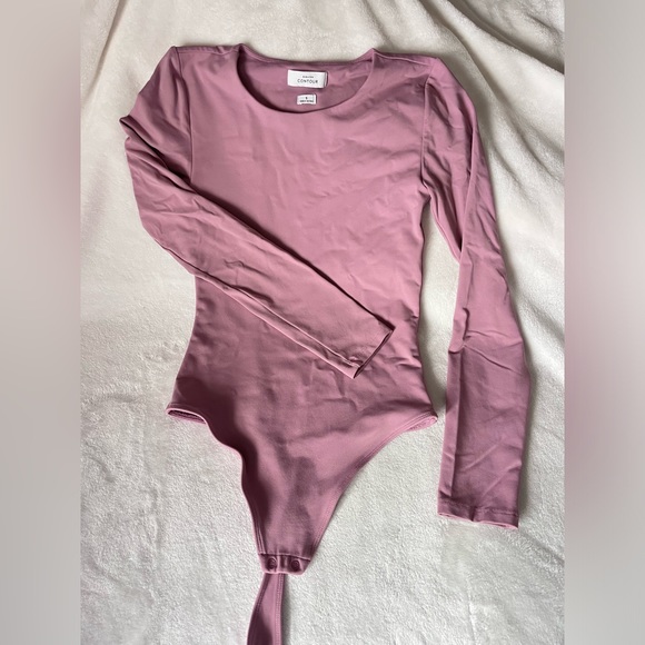Aritzia Contour Crew Long sleeve Bodysuit - Picture 1 of 4